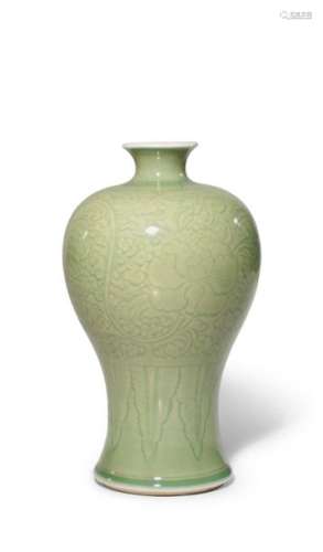 A CHINESE CELADON MEIPING KANGXI 1662 1722 With a ...;