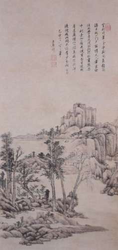 AFTER WANG YUAN QI (19TH CENTURY) LANDSCAPE IN THE...;