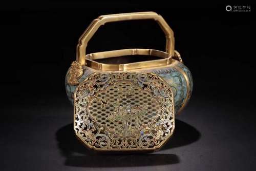 A Cloisonne Enamel Censer