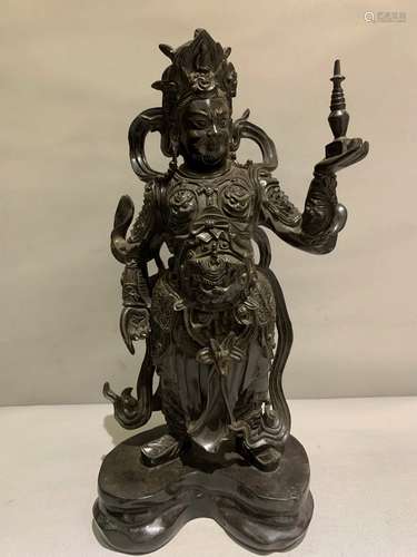 A Bronze Figure Of Buddha