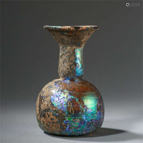 CHINESE GLASS BOTTLE TANG DYNASTY