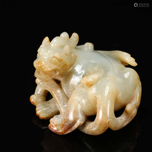 CHINESE JADE BEAST HAN DYNASTY