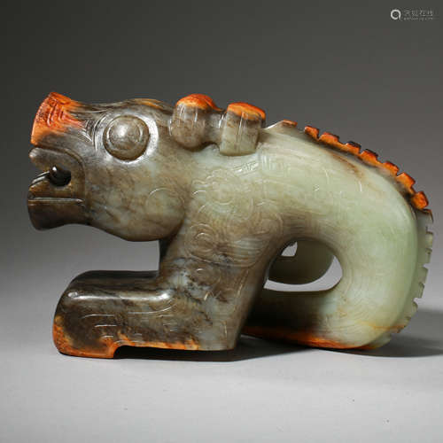 CHINESE JADE BEAST HAN DYNASTY