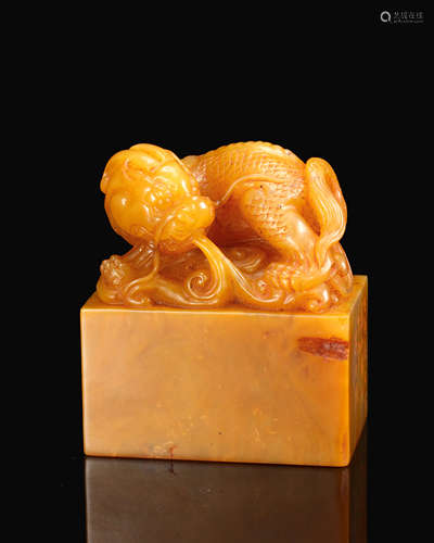 CHINESE TIANHUANG STONE BEAST SEAL