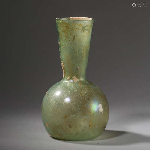 CHINESE GLASS BOTTLE TANG DYNASTY