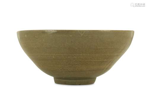 A CELADON-GLAZED 'PHOENIX' BOWL.