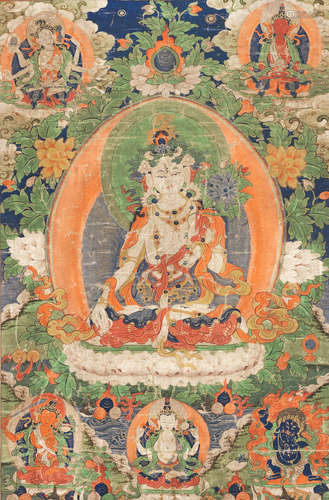 Tibet, 18th/19th century  A thangka of White Tara