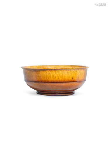 Tang Dynasty An amber-glazed bowl
