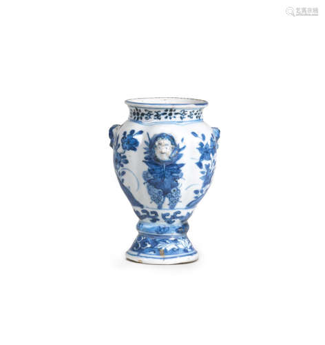 Circa 1610-1630  A blue and white 'Jesuit' jar