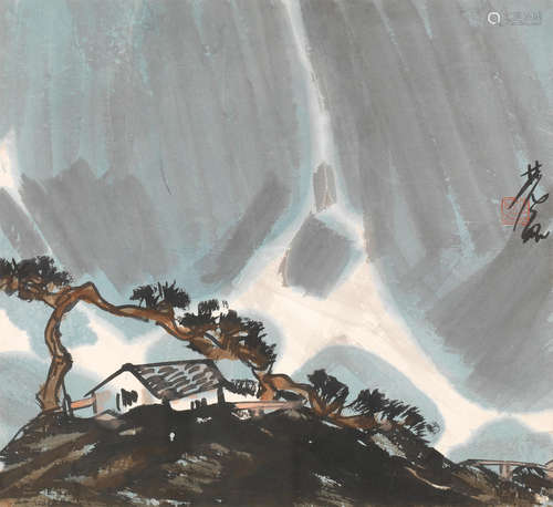 Mountain retreat  Lin Fengmian (1900-1991)