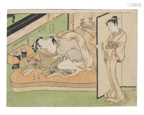 Edo period (1615-1868), circa 1767 Attributed to Suzuki Harunobu (1725-1770)
