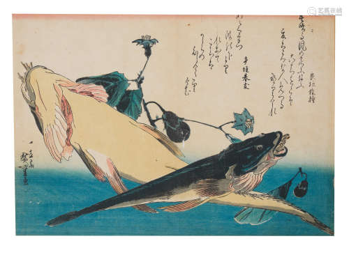 Edo period (1615-1868), circa 1832-1834 Utagawa Hiroshige (1797-1858)