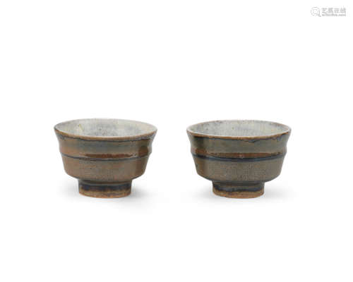 By Hamada Shoji (1894-1978), 20th century A pair of glazed stoneware teabowls