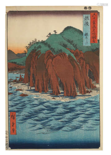 Edo period (1615-1868), dated 1853 Utagawa Hiroshige (1797-1858)