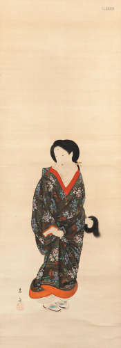 Edo period (1615-1868) or Meiji era (1868-1912), circa 1850-1878 Kikuchi Yosai (1781-1878)