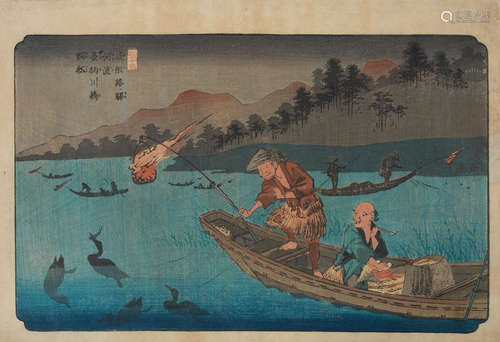 Edo period (1615-1868), circa 1835-1842 and 1840-1842 Utagawa Hiroshige (1797-1858) and Keisai Eisen (1790–1848)