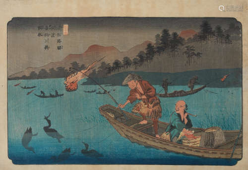 Edo period (1615-1868), circa 1835-1842 and 1840-1842 Utagawa Hiroshige (1797-1858) and Keisai Eisen (1790–1848)