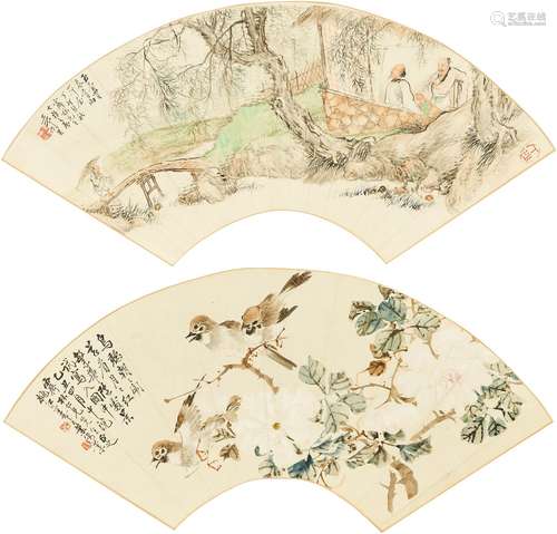 Various Subjects Yuan Peiji (1870-1943), and Ye Hongye (1858-1931)