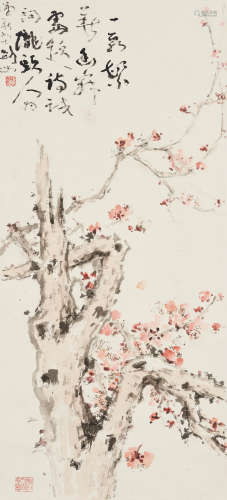 Red Peach Blossoms Gao Jianfu (1879-1951)