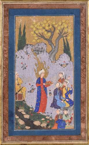 Yusuf (Joseph) surrounded by the women of Egypt Safavid Persia c. 1550 - 1570