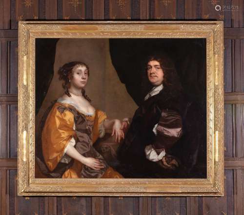 Pieter Borsseler (Dutch 1633-1687)Portrait of a gentleman and his wife