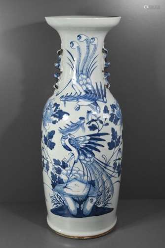 Vase chinois du 19ème (Ht 58cm)