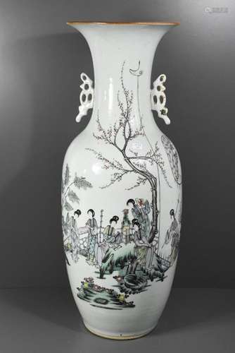 Vase chinois du 19ème (Ht 59cm)