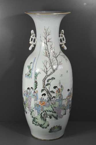 Vase chinois du 19ème (Ht 58cm)