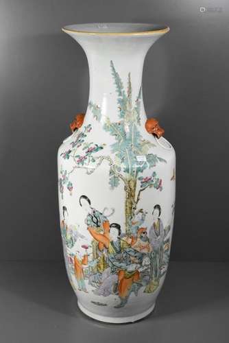 Vase chinois du 19ème (Ht 58cm)