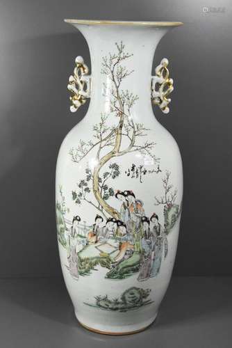 Vase chinois du 19ème (Ht 57cm)