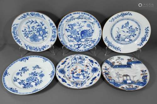 Lot de 6 assiettes en porcelaine de Chine