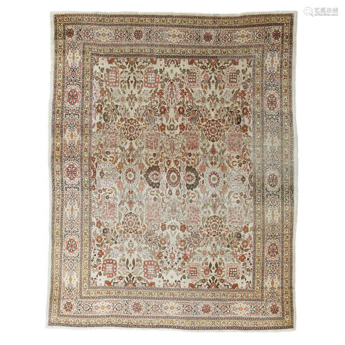 TABRIZ 'HADJI JALILI' CARPET NORTHWEST PERSIA, LATE 19TH/EARLY 20TH CENTURY the camel field with