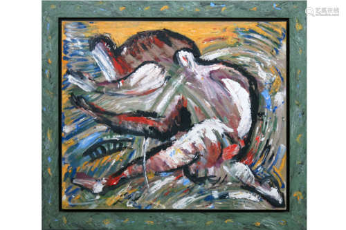 BILQUIN JEAN, FRANCOIS, HENRI (° GENT 1938) olieverfschilderij op doek met een vrij [...]