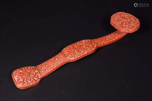 A RED LACQURE SCEPTER