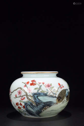 17-19TH CENTURY, A FAMILLE ROSE VESSEL, QING DYNASTY