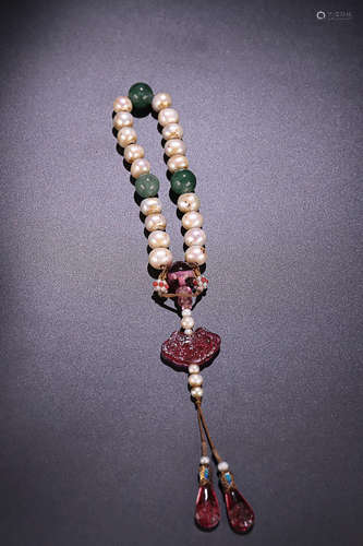 17-19TH CENTURY, AN IMPERIAL BEAD ROSARY, QING DYNASTY