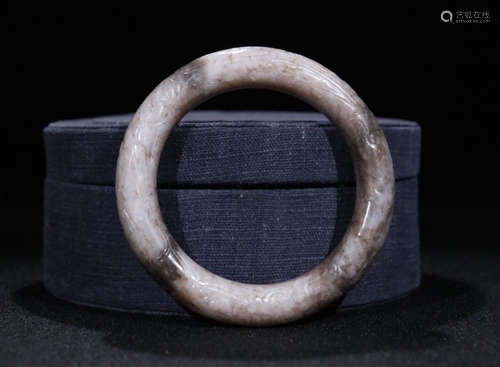 AN OLD JADE BANGLE