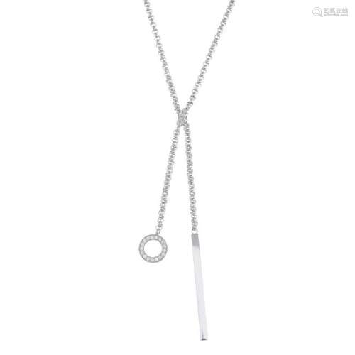 PIAGET - an 18ct gold diamond 'Possession' lariat. The