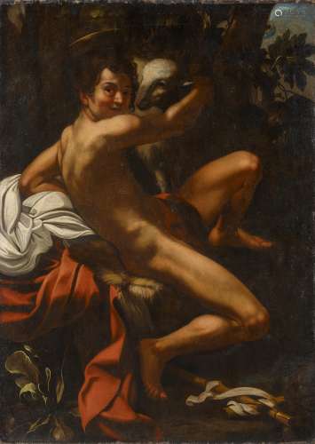 Caravaggio, Michelangelo Merisi1571 Mailand - 1610 Porto Ercole - NachfolgeJohannesknabe mit dem