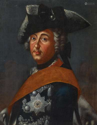 Pesne, Antoine1683 Paris - 1757 Berlin - WerkstattFriedrich der Große als junger König. Öl auf