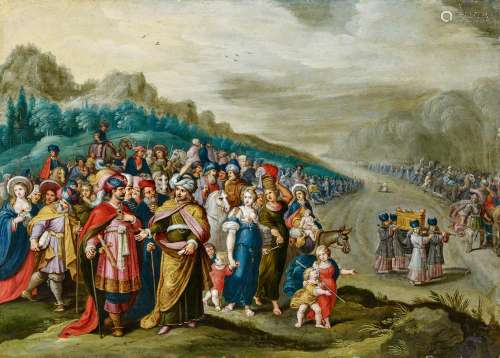 Francken, Hieronymus III.Antwerpen 1611 - nach 1661 - und WerkstattDie Israeliten ziehen durch den