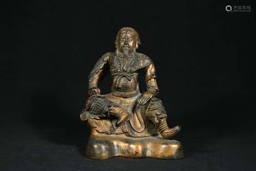 A Chinese Gilt Bronze Buddha