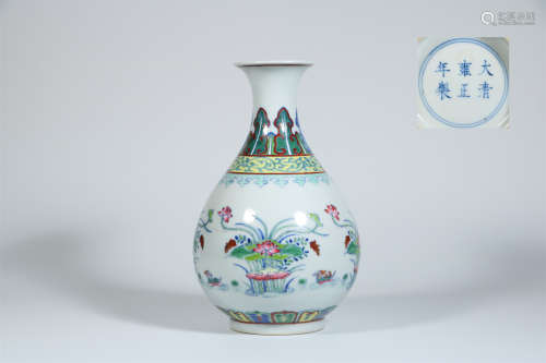 A Chinese Dou-Cai Porcelain Vase