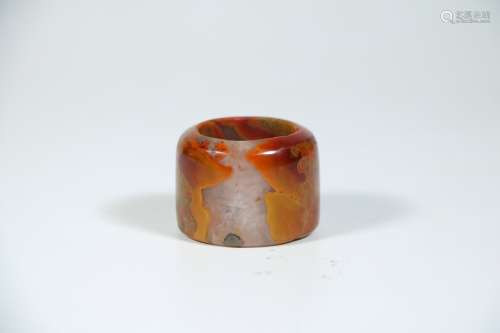 A Chinese Carved Jade Ring