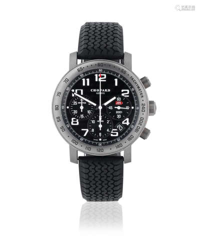 Mille Miglia, Ref: 8915 Competitor No.140, Circa 2001  Chopard. A titanium automatic calendar chronograph wristwatch