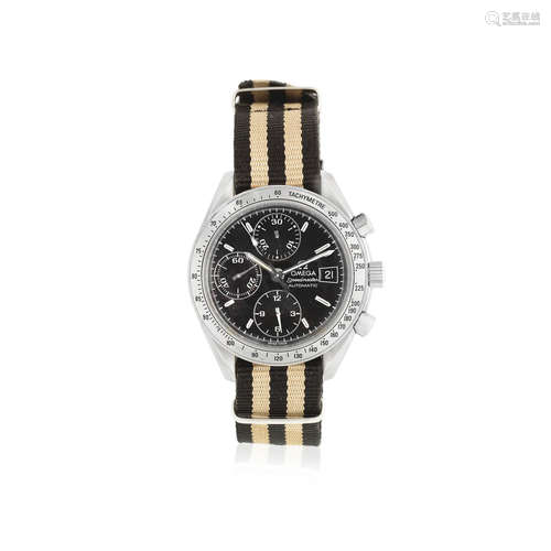 Speedmaster, Ref: 175.0083/375.0083, Circa 2000  Omega. A stainless steel automatic calendar chronograph wristwatch