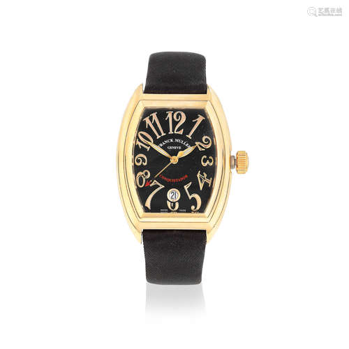 Conquistador, Ref: 8002 SC, Circa 2008  Franck Muller. An 18K gold automatic calendar wristwatch