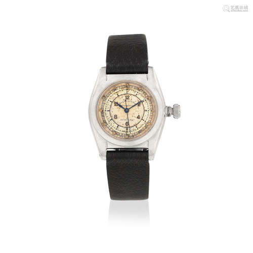 Oyster Scientific, Ref: 2765, Circa 1940  Rolex. A stainless steel manual wind wristwatch