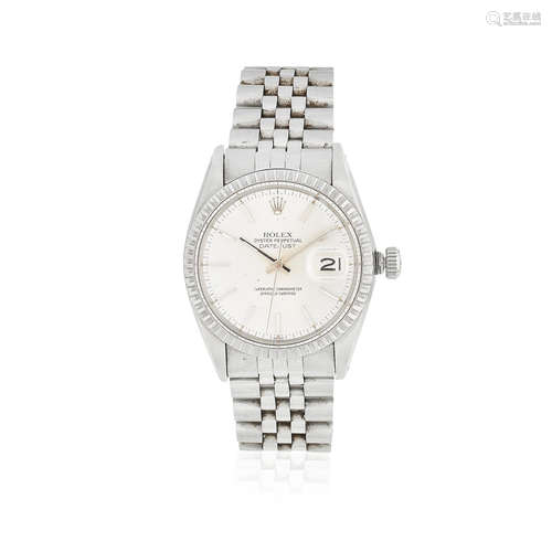 Datejust, Ref: 16030, Circa 1978  Rolex. A stainless steel automatic calendar bracelet watch