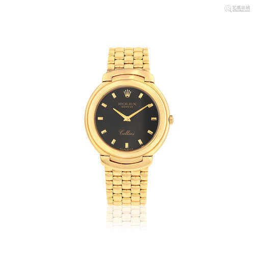 Cellini, Ref: 6623, Circa 2000  Rolex. An 18K gold quartz bracelet watch